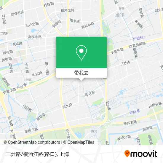 三灶路/横沔江路(路口)地图