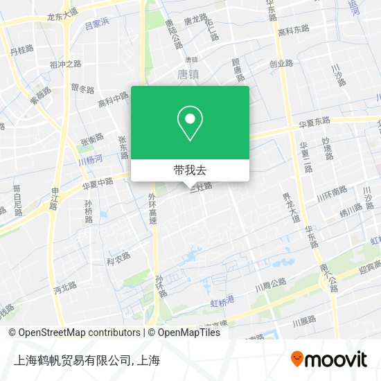 上海鹤帆贸易有限公司地图