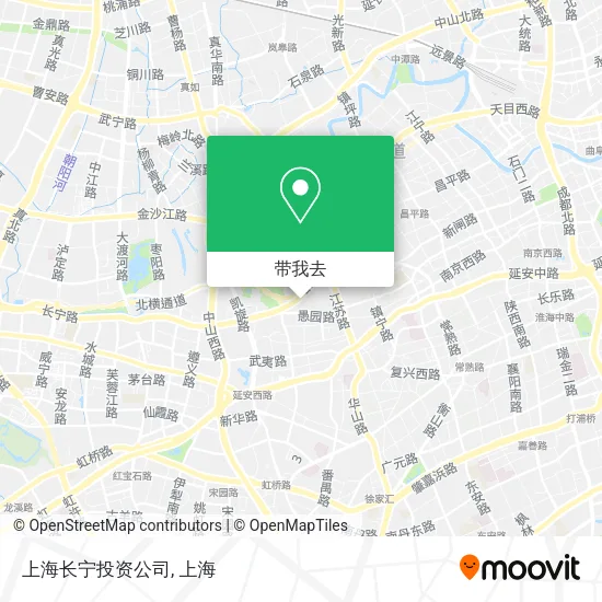 上海长宁投资公司地图