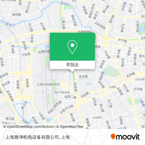 上海雅净机电设备有限公司地图