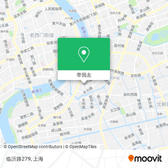 临沂路279地图