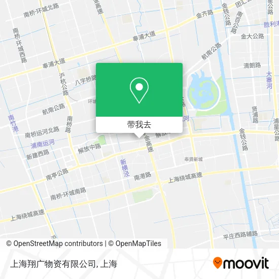 上海翔广物资有限公司地图
