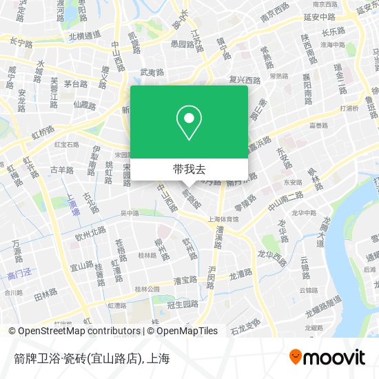 箭牌卫浴·瓷砖(宜山路店)地图