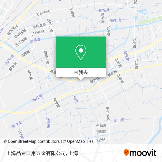 上海品专日用五金有限公司地图