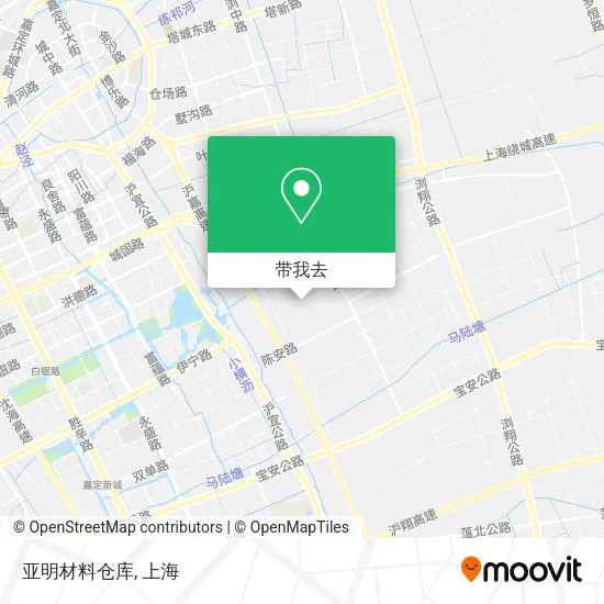 亚明材料仓库地图