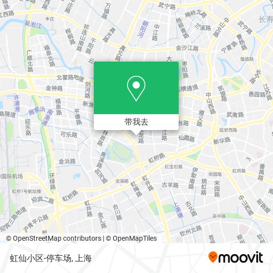 虹仙小区-停车场地图