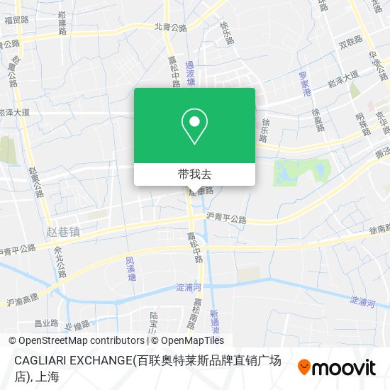 CAGLIARI EXCHANGE(百联奥特莱斯品牌直销广场店)地图