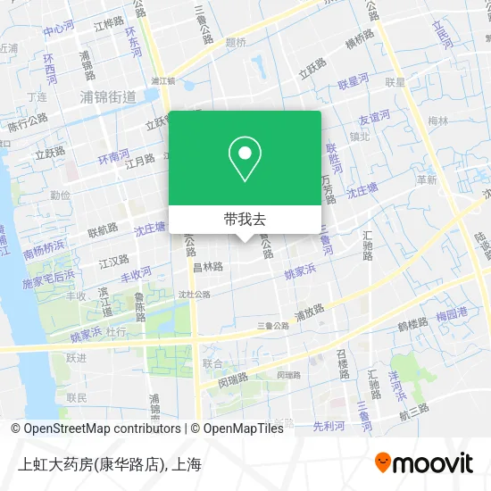 上虹大药房(康华路店)地图