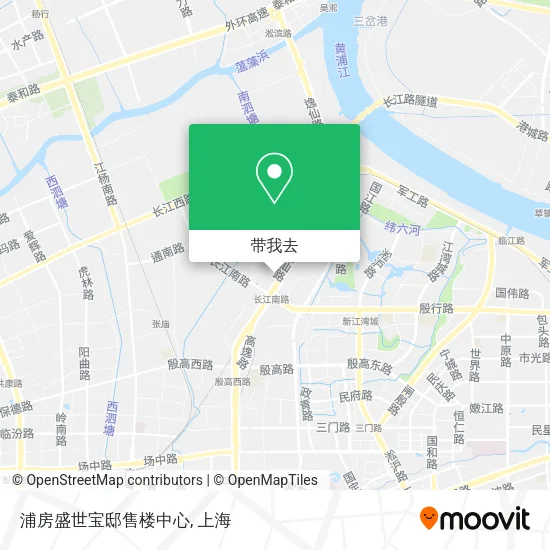 浦房盛世宝邸售楼中心地图