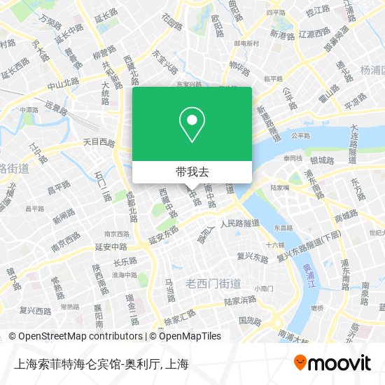 上海索菲特海仑宾馆-奥利厅地图