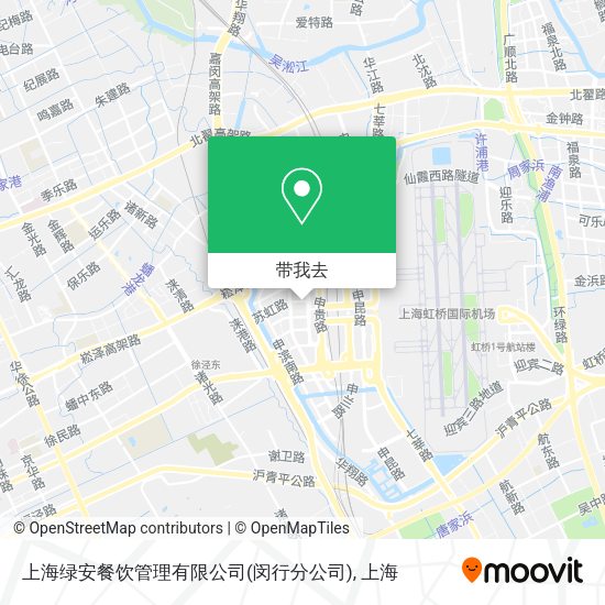 上海绿安餐饮管理有限公司(闵行分公司)地图