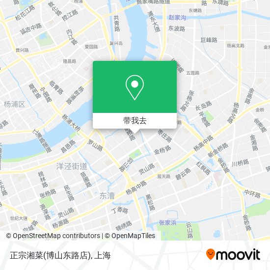正宗湘菜(博山东路店)地图