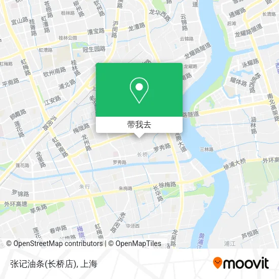 张记油条(长桥店)地图