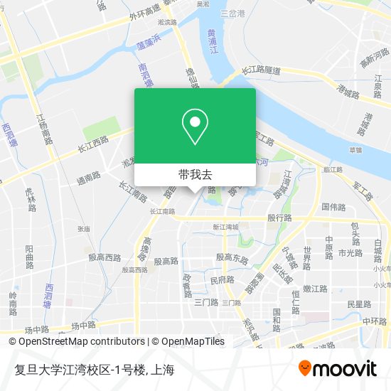 复旦大学江湾校区-1号楼地图
