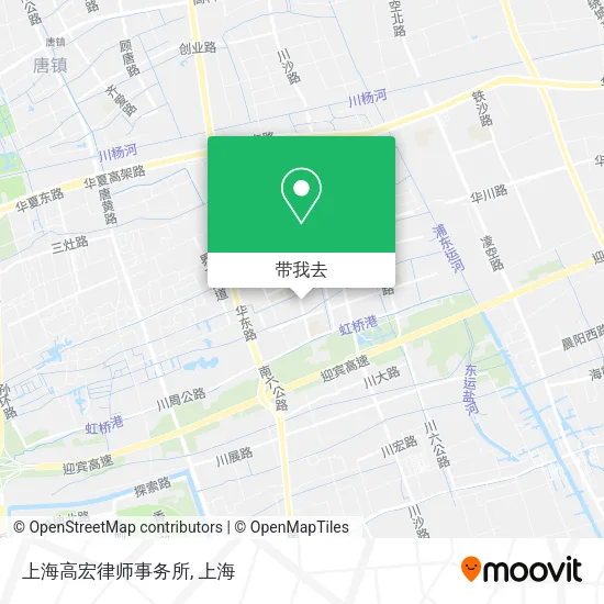 上海高宏律师事务所地图
