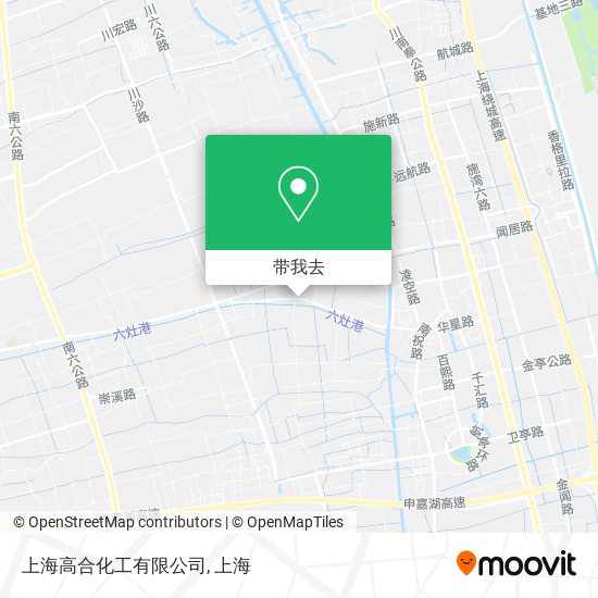 上海高合化工有限公司地图