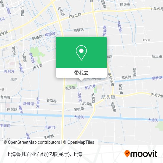 上海鲁凡石业石线(亿联展厅)地图