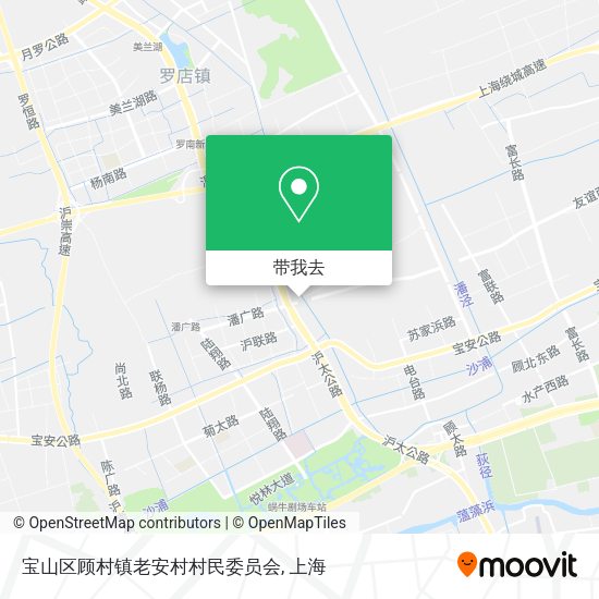 宝山区顾村镇老安村村民委员会地图