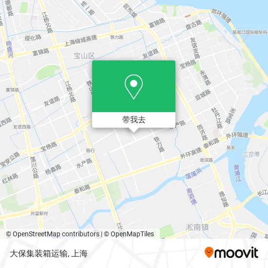 大保集装箱运输地图