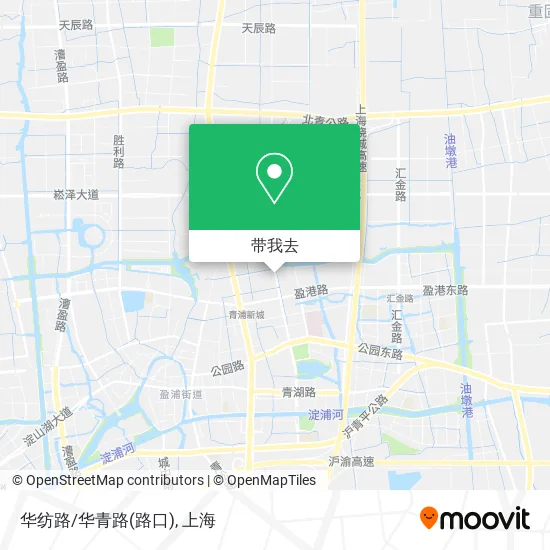 华纺路/华青路(路口)地图