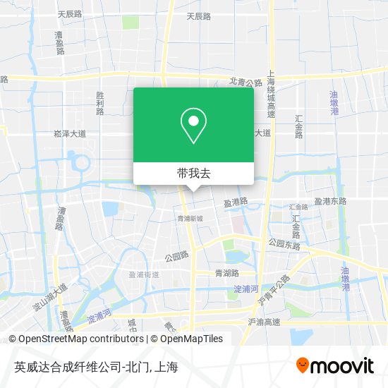 英威达合成纤维公司-北门地图