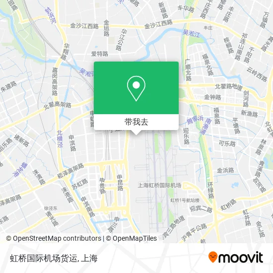虹桥国际机场货运地图