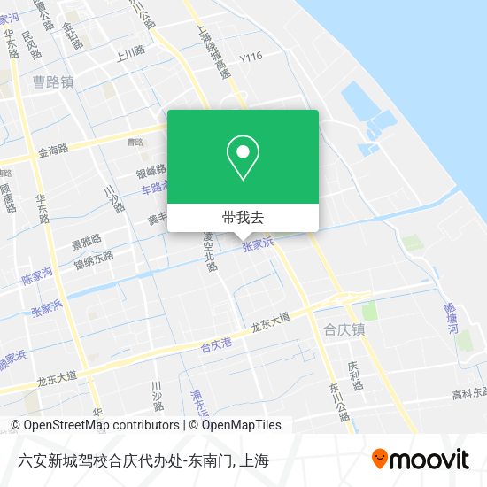 六安新城驾校合庆代办处-东南门地图