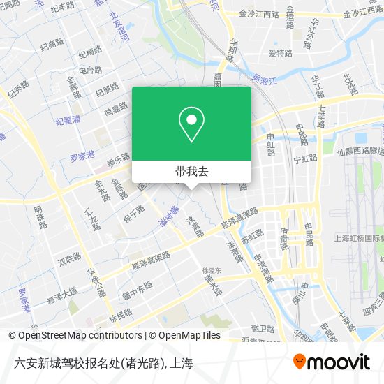 六安新城驾校报名处(诸光路)地图