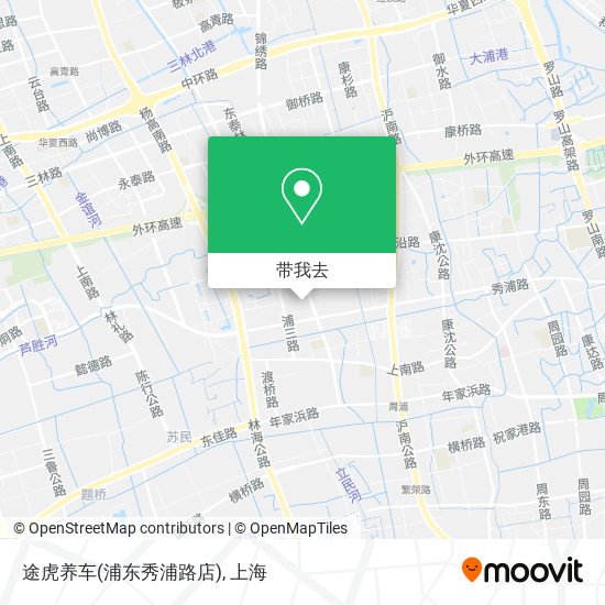 途虎养车(浦东秀浦路店)地图