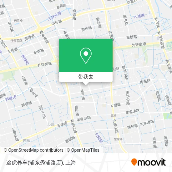 途虎养车(浦东秀浦路店)地图