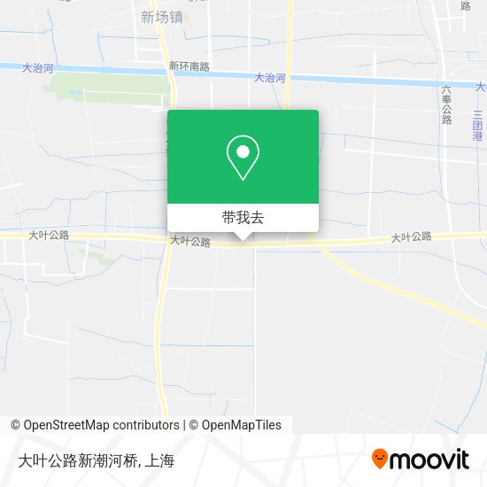大叶公路新潮河桥地图