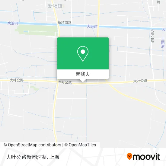 大叶公路新潮河桥地图