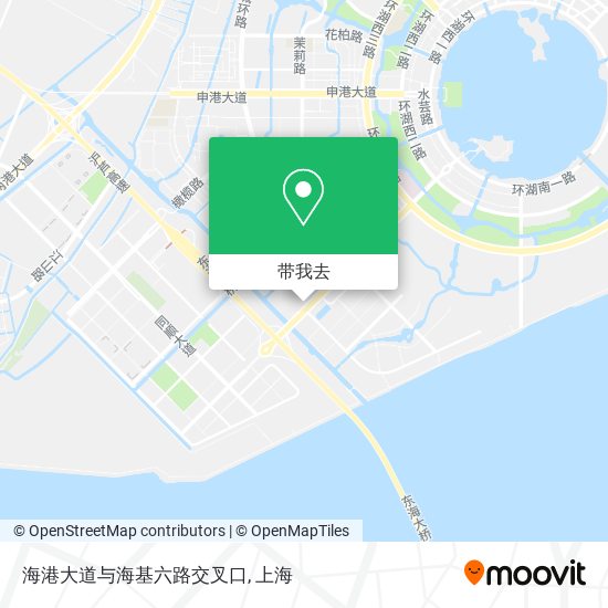 海港大道与海基六路交叉口地图