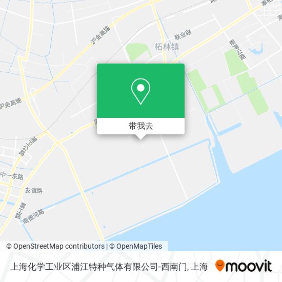 上海化学工业区浦江特种气体有限公司-西南门地图