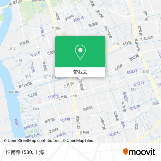 恒南路1580地图