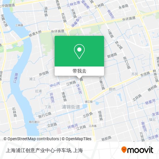上海浦江创意产业中心-停车场地图