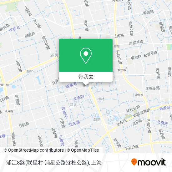浦江8路(联星村-浦星公路沈杜公路)地图