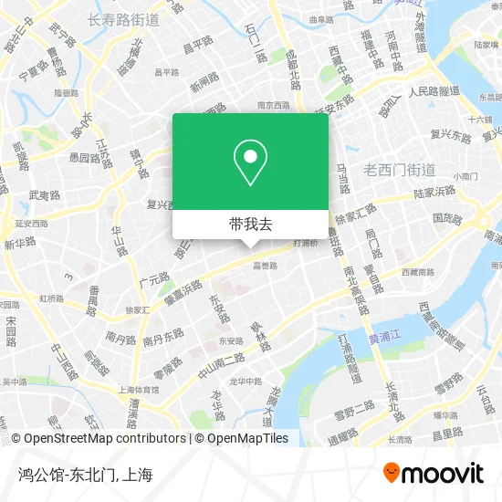 鸿公馆-东北门地图