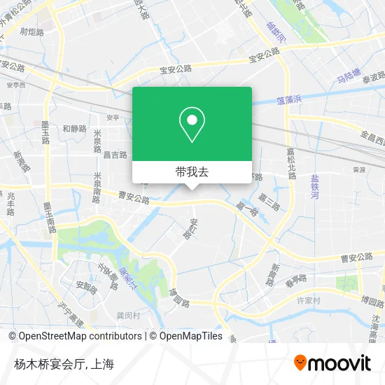 杨木桥宴会厅地图