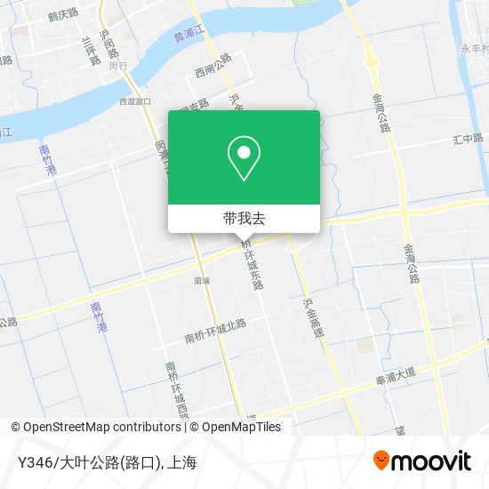 Y346/大叶公路(路口)地图