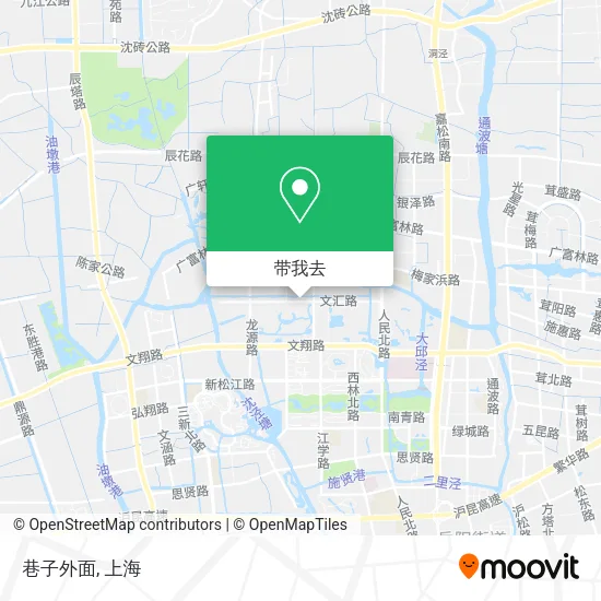 巷子外面地图