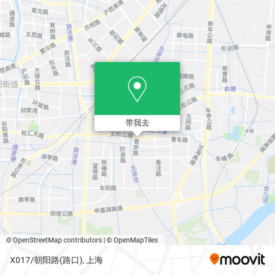 X017/朝阳路(路口)地图