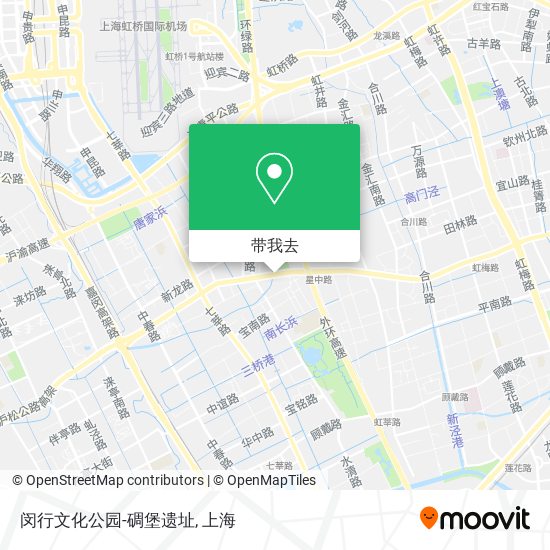 闵行文化公园-碉堡遗址地图