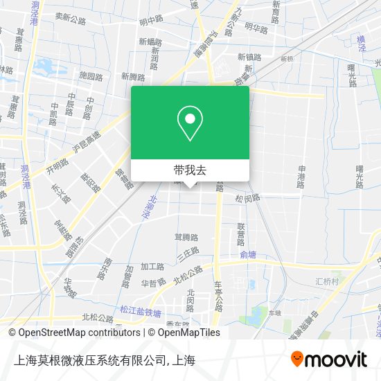 上海莫根微液压系统有限公司地图