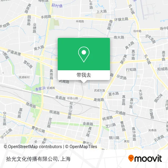 拾光文化传播有限公司地图