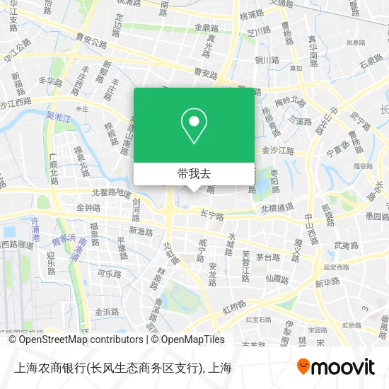 上海农商银行(长风生态商务区支行)地图