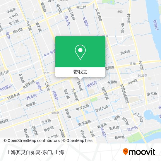 上海其灵自如寓-东门地图