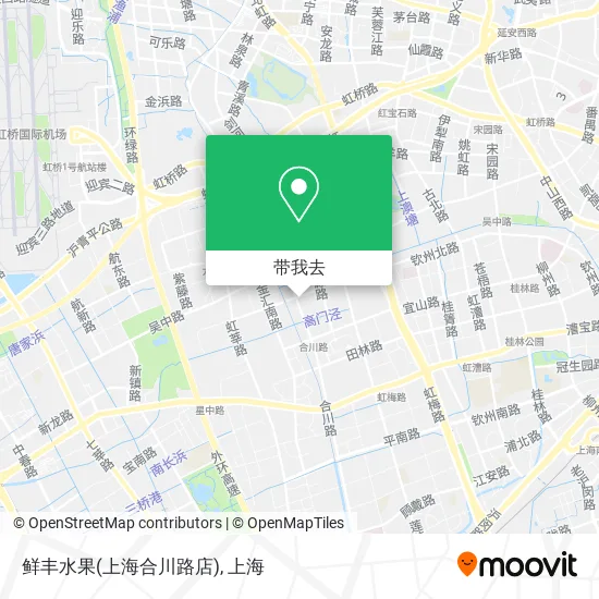 鲜丰水果(上海合川路店)地图