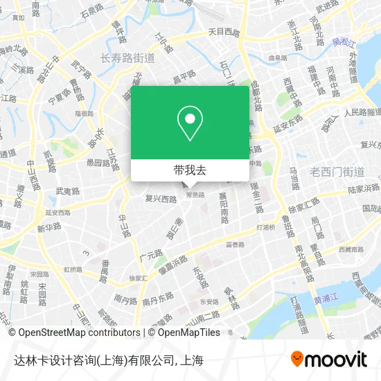 达林卡设计咨询(上海)有限公司地图