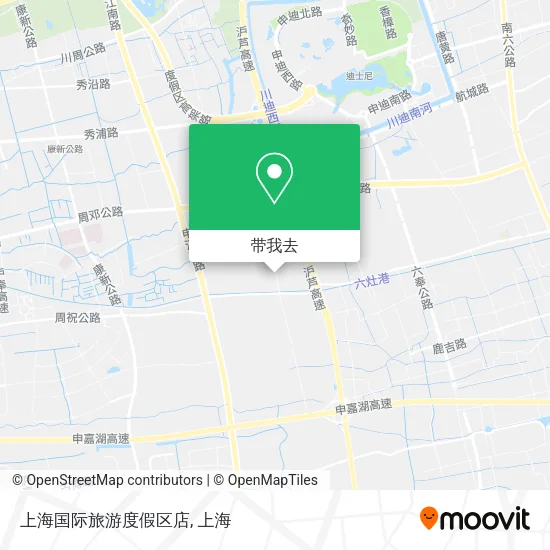 上海国际旅游度假区店地图
